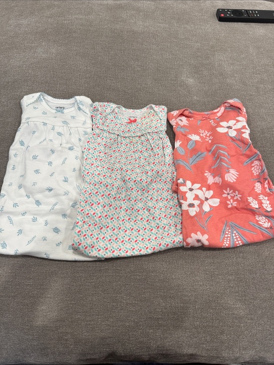 Carter's | Pajamas | Carters Newborn Girls Sleeper Gown Set 3 | Poshmark